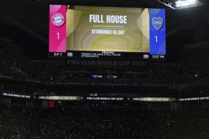 南美的热情！拜仁vs博卡观众数63587人，本届世俱杯首场满座比赛